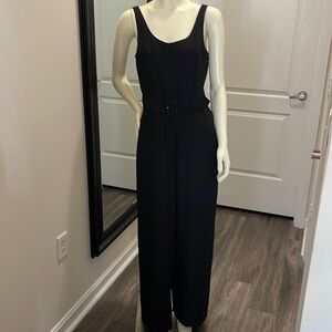Banana Republic Black Tank Top Wide Leg Jumpsuit with pockets